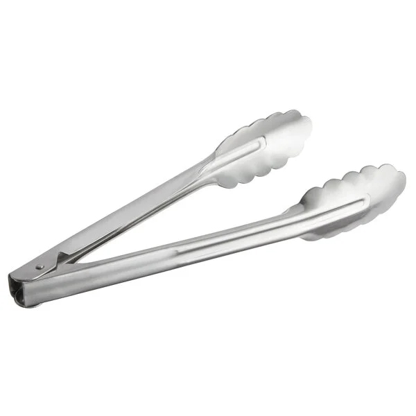 Pinzas festoneadas de acero inoxidable de 30 cm para servicio pesado