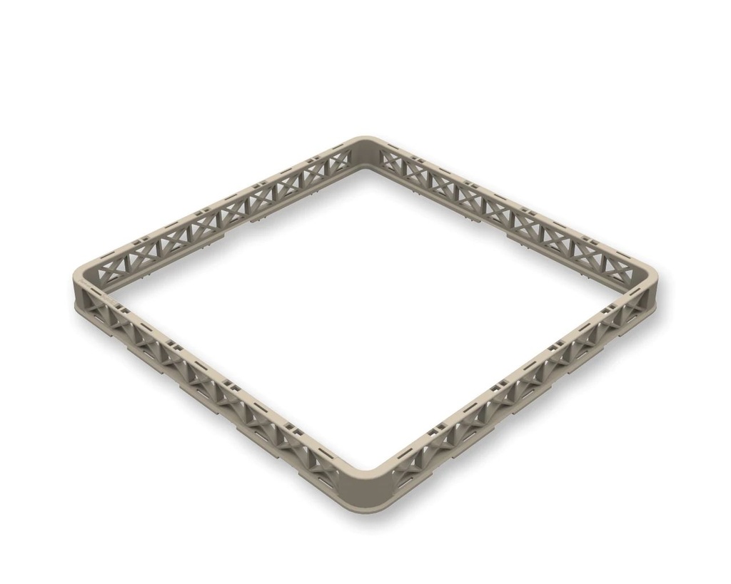 Extensor para cesta universal abierta Flap Rack de polipropileno en color beige