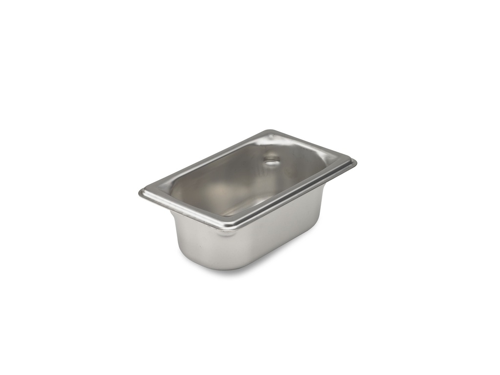 [90922] Cubeta Gastronorm Super Pan 3® de acero inoxidable de tamaño 1/9 y 65 mm de profundidad