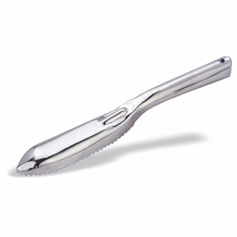 Escamador de 23.5 cm de acero inoxidable