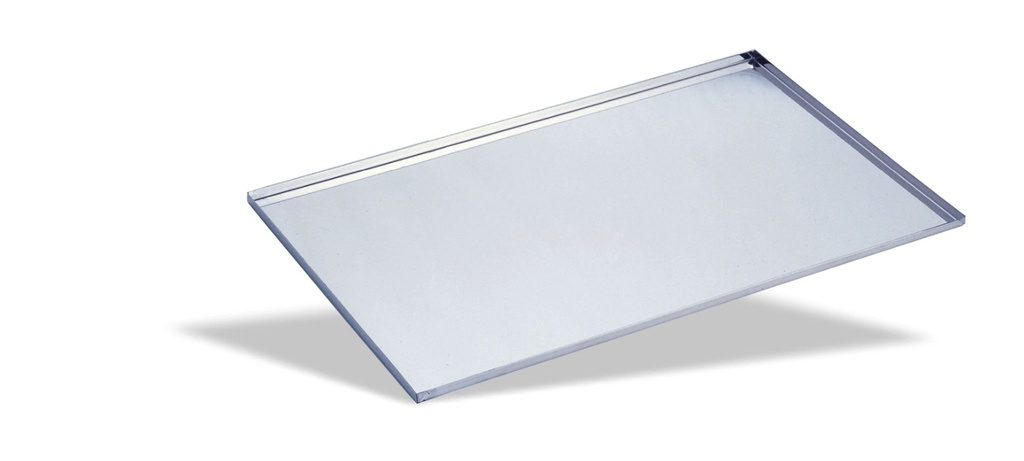 [P123260] Bandeja pastelería de aluminio de 60 x 40 cm con ángulo de 90 grados