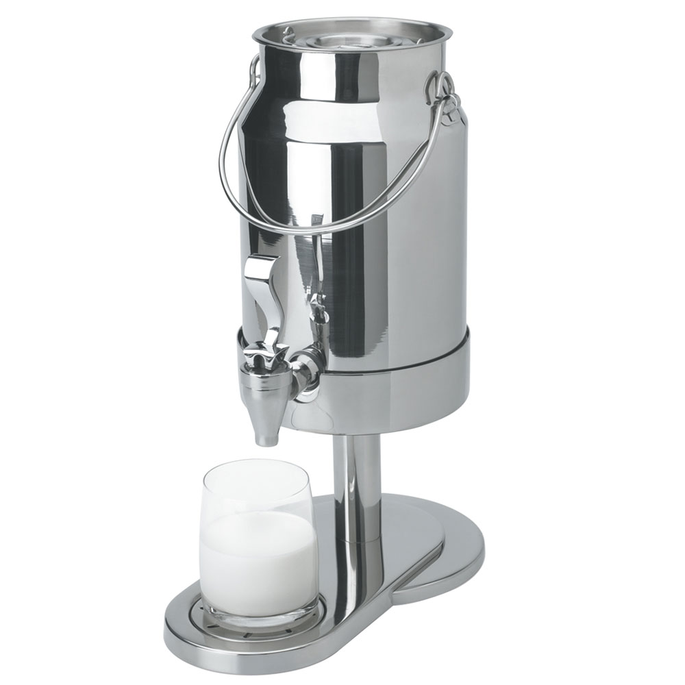 5-quart Somerville dispensador de leche de acero inoxidable en acabado espejo