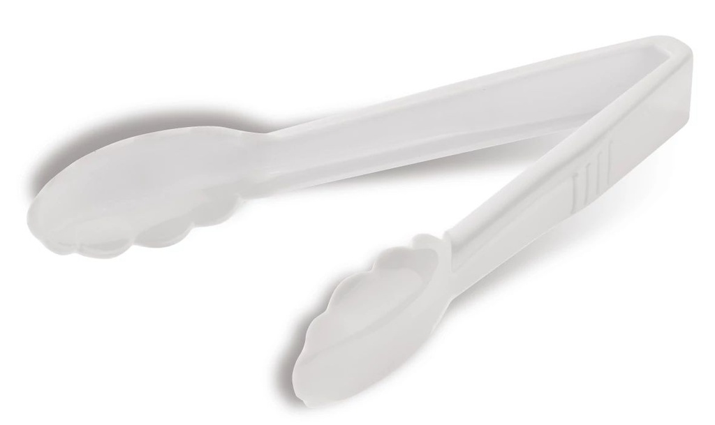 [P358231] Tong de policarbonato de 23 centímetros en blanco