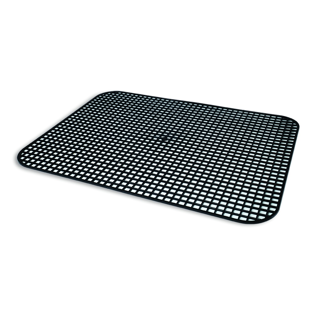 Mantel antideslizante en negro de 41 x 31,8 centímetros