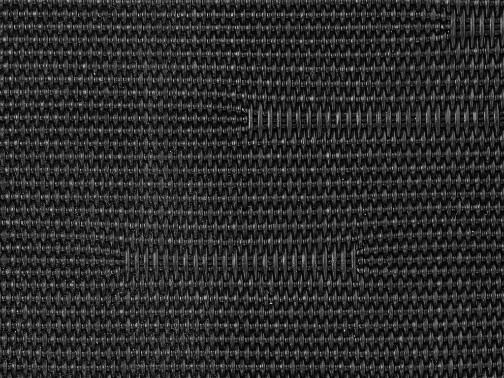 Mantel individual DECO de PVC y poliéster de 45 x 30 cm en Negro
