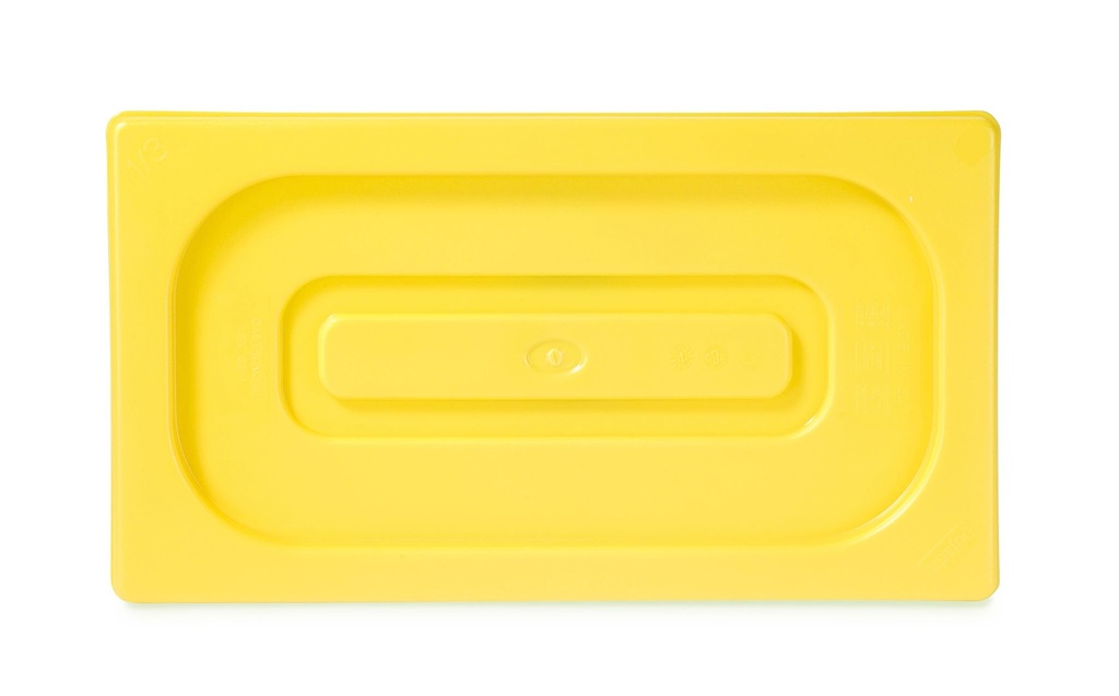 [P1200P4] Tapa Gastronorm Polinorm de Polietileno 1/2 en amarillo