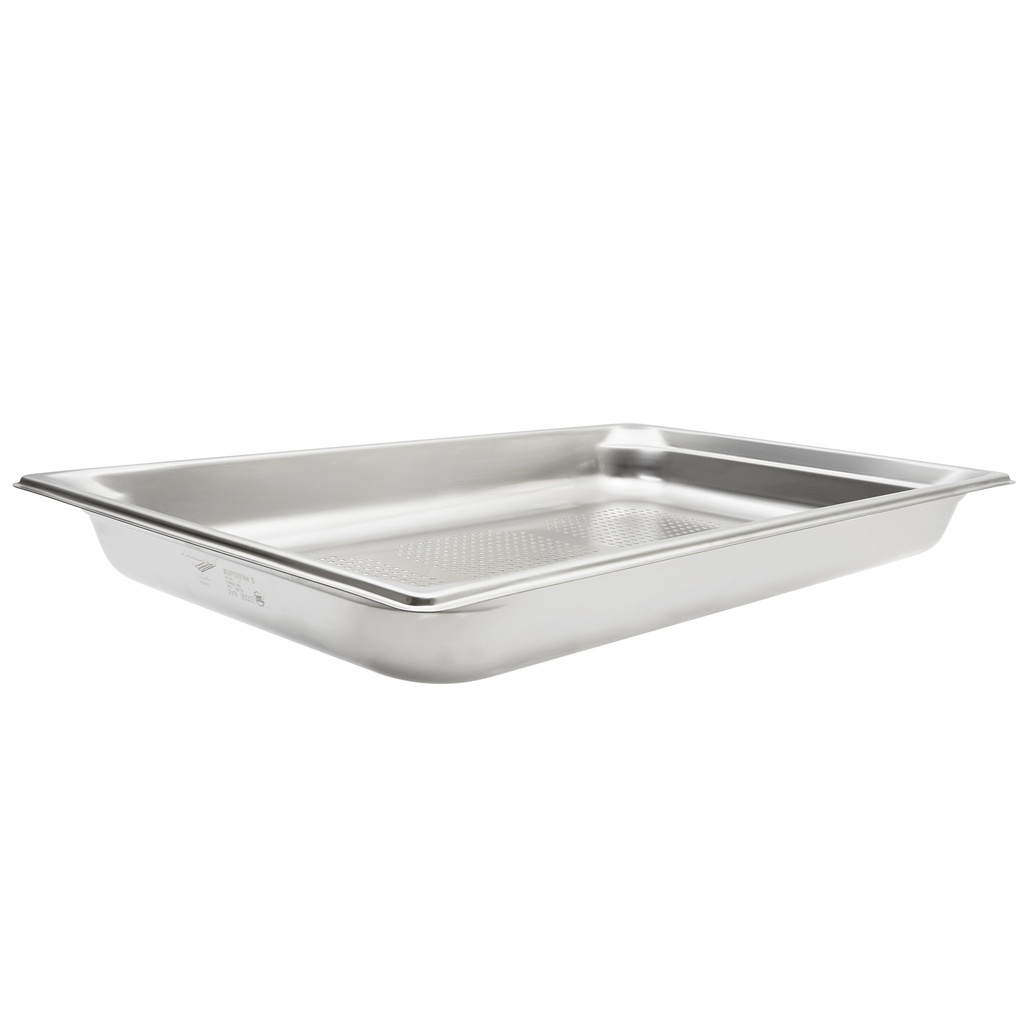 [90053] Cubeta Gastronorm Super Pan 3® Perforada de acero inoxidable de tamaño 1/1 y 55 mm de profundidad