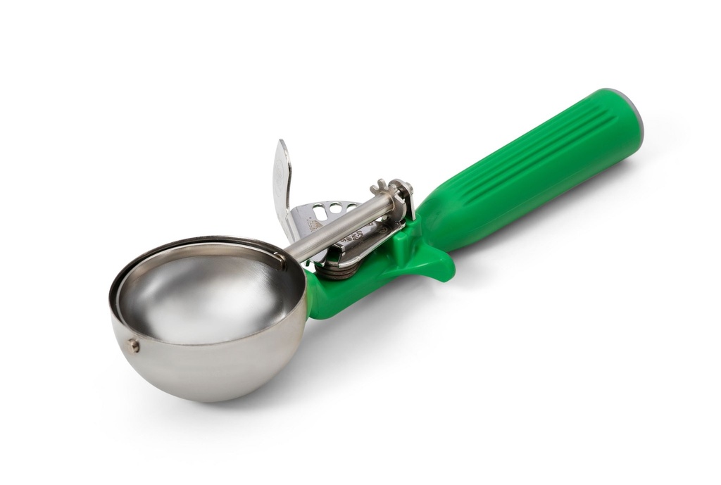 Porcionador de 79 ml con mango verde