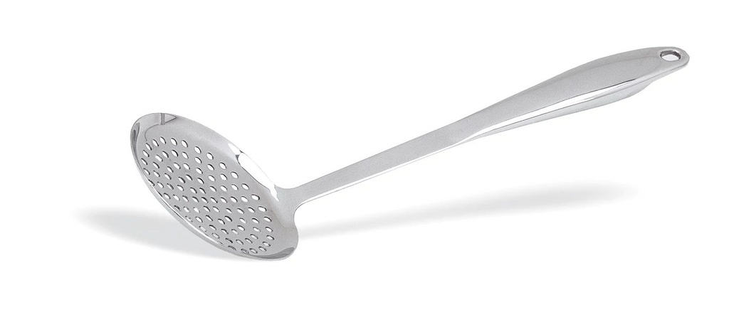 [P362100] Ergo Line espumador de una pieza de acero inoxidable de 35 centímetros con acabado espejo