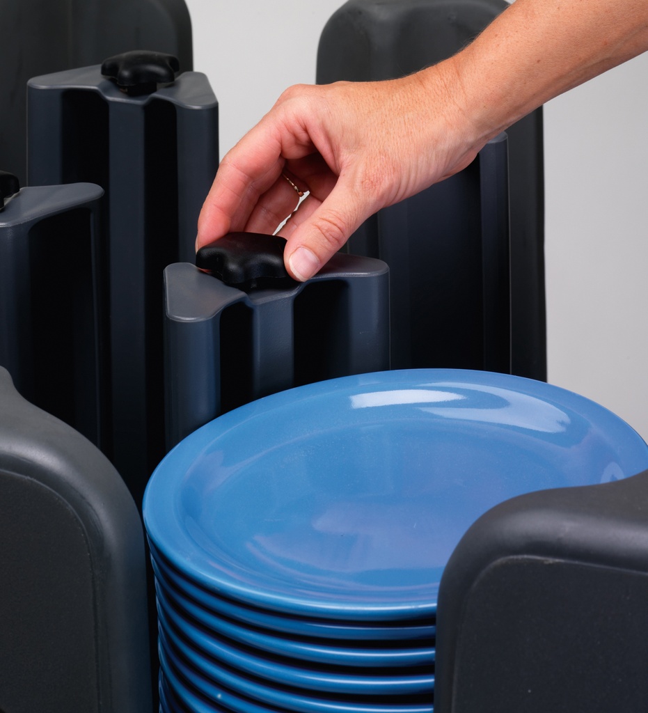 Columna separadora Traex® para carro platos