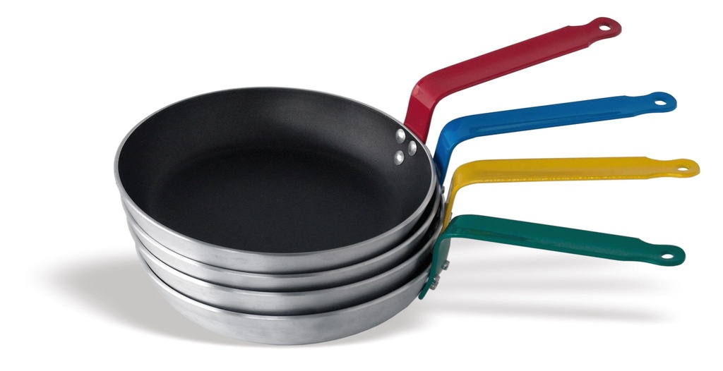 [P128128] Sartén Alu Pro con mango Rojo Hercules de Aluminio de 28 centímetros con antiadherente desarrollado para uso profesional