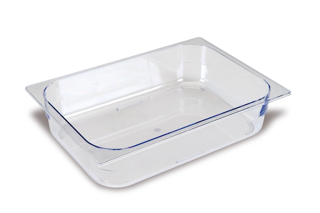[P917080] Bandeja de helado de 36 x 25 x 8 centímetros de 5,4 litros de policarbonato transparente
