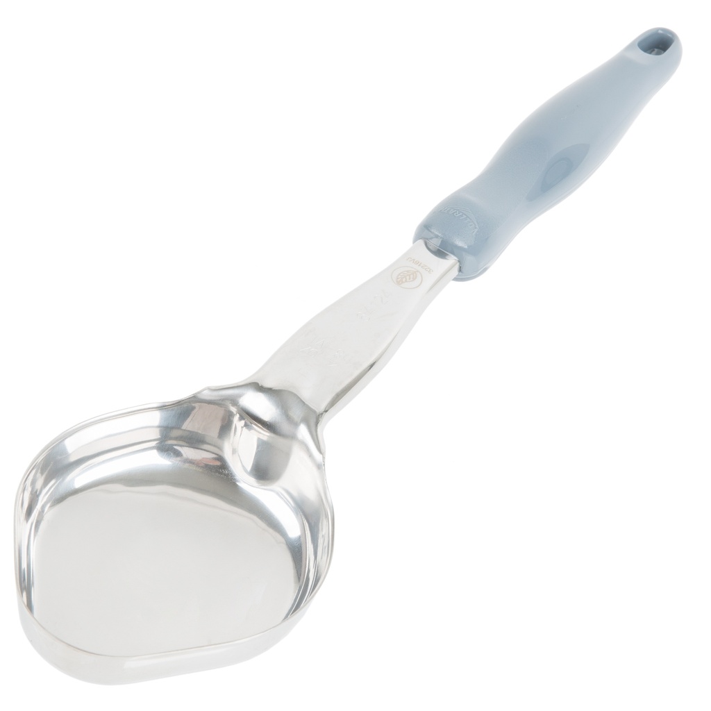 Spoodle® monobloc ovalado de acero inoxidable de 118 ml con mango de nylon gris