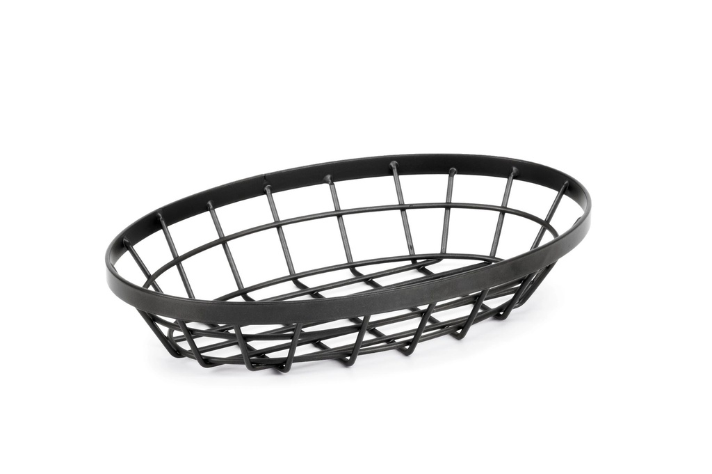 Cesta de metal ovalada de 22.5 x 15 cm