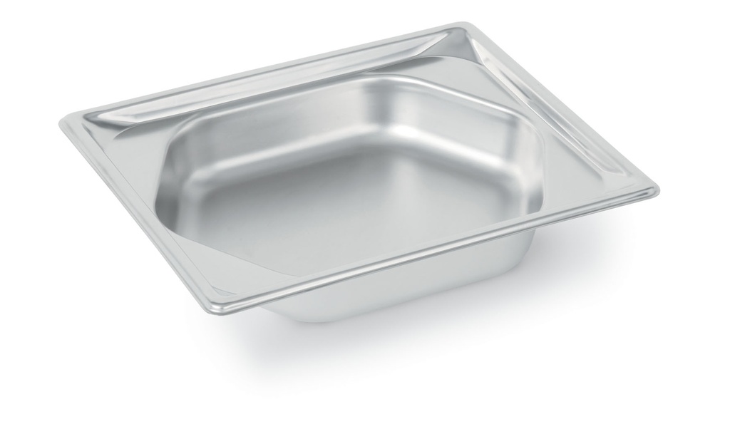 [3102220] Sartén salvaje hexagonal Super Pan® de acero inoxidable de medio tamaño y 2 ½ pulgada de profundidad
