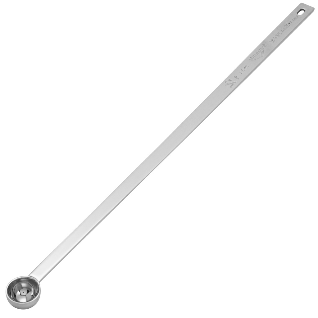 [47026] Cuchara medidora redonda de mango largo de 2.5 ml