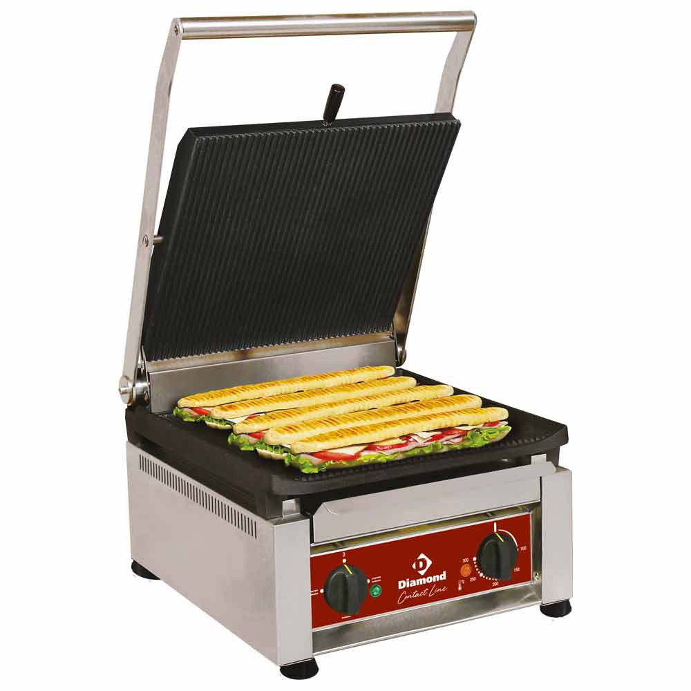 Contacto-grill " ALTO RENDIMIENTO ", placas esmaltadas