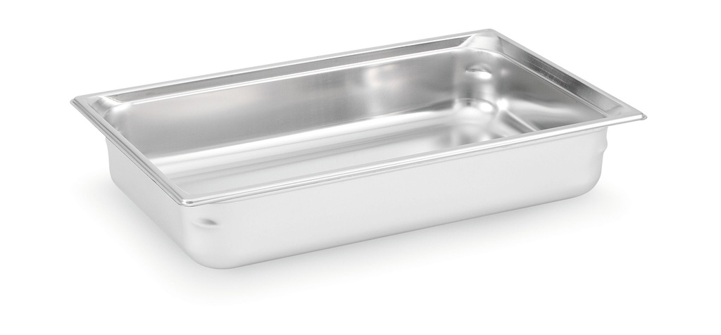 Cubeta Gastronorm Super Pan 3® de acero inoxidable de tamaño 1/1 y 100 mm de profundidad