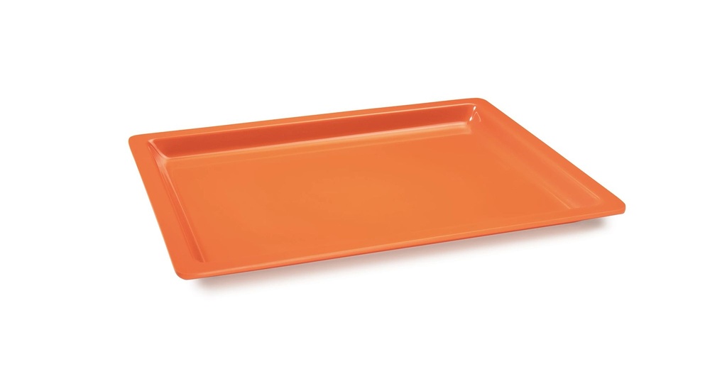 Cubeta GN de 1/2 de 65 milímetros de profundidad en color naranja