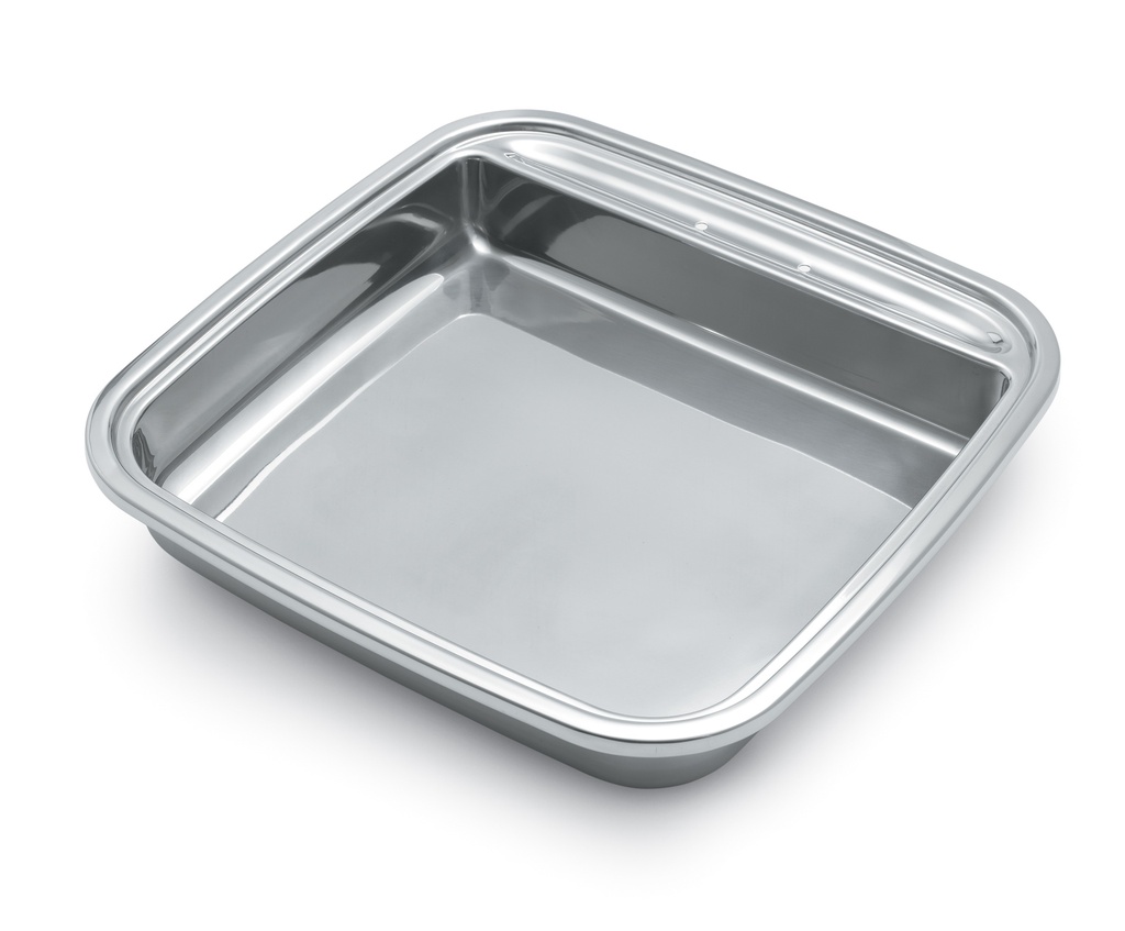 Cubeta cuadrada de acero inoxidable. Capacidad 6,3 L