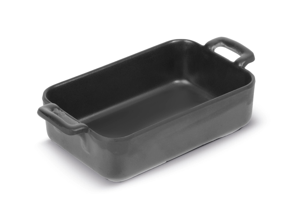 [P23844] Mini cacerola cuadrada 19,5 x 10 x 5 cm melamina en negro