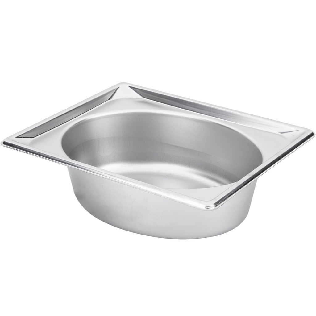 [3102040] Sartén salvaje ovalada Super Pan® Super Shapes de acero inoxidable de 4 pulgadas de profundidad