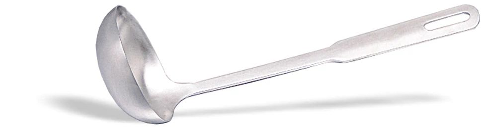 Cucharón Comet Line de una pieza de acero inoxidable de 28 centímetros en acabado satinado