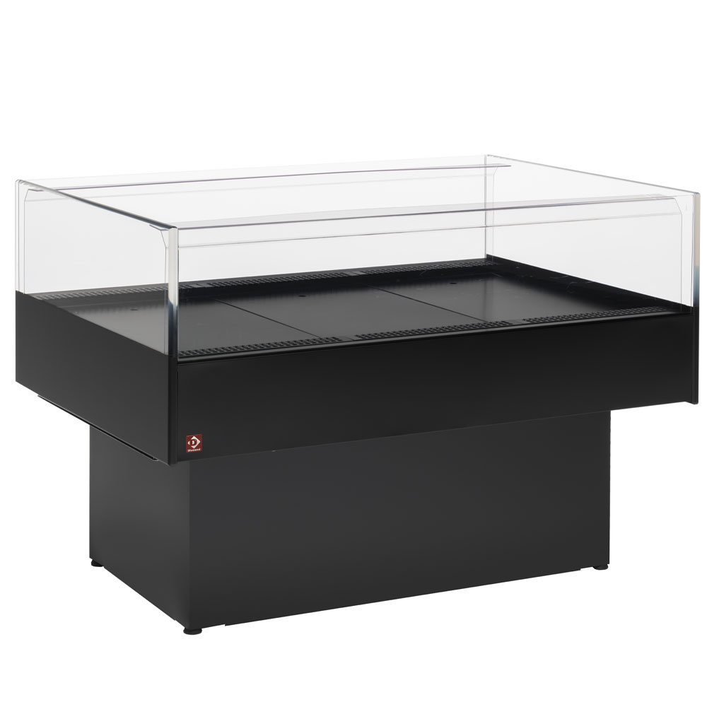 Vitrina "panorámica" self-service refrigerada - NEGRO