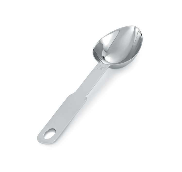 Cuchara oval medidora de 30 ml de acero inoxidable