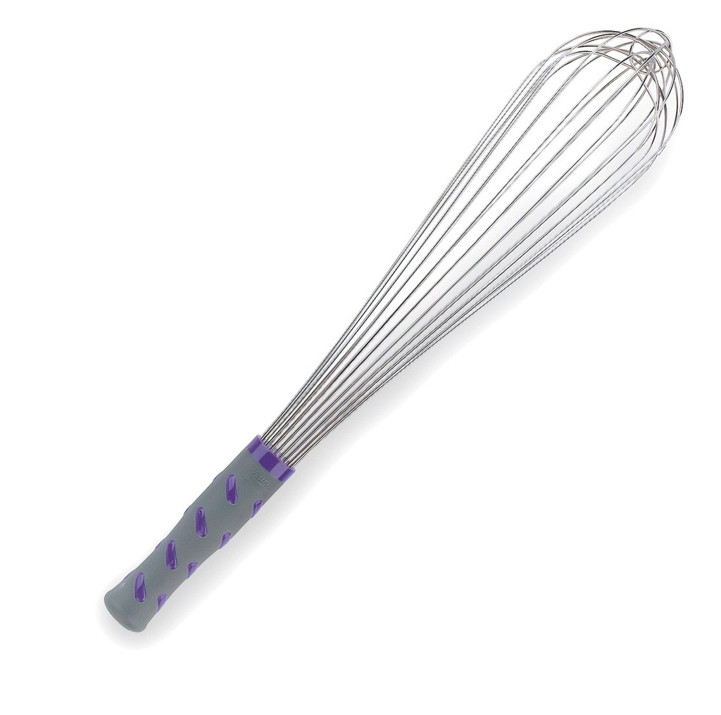 Batidor de acero inoxidable de 41 cm con mango de nylon