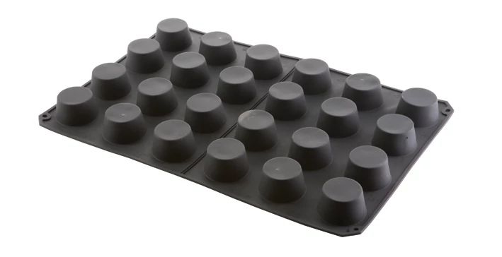 Molde de silicona de 60 x 40 centímetros en forma de Muffin de 7 centímetros