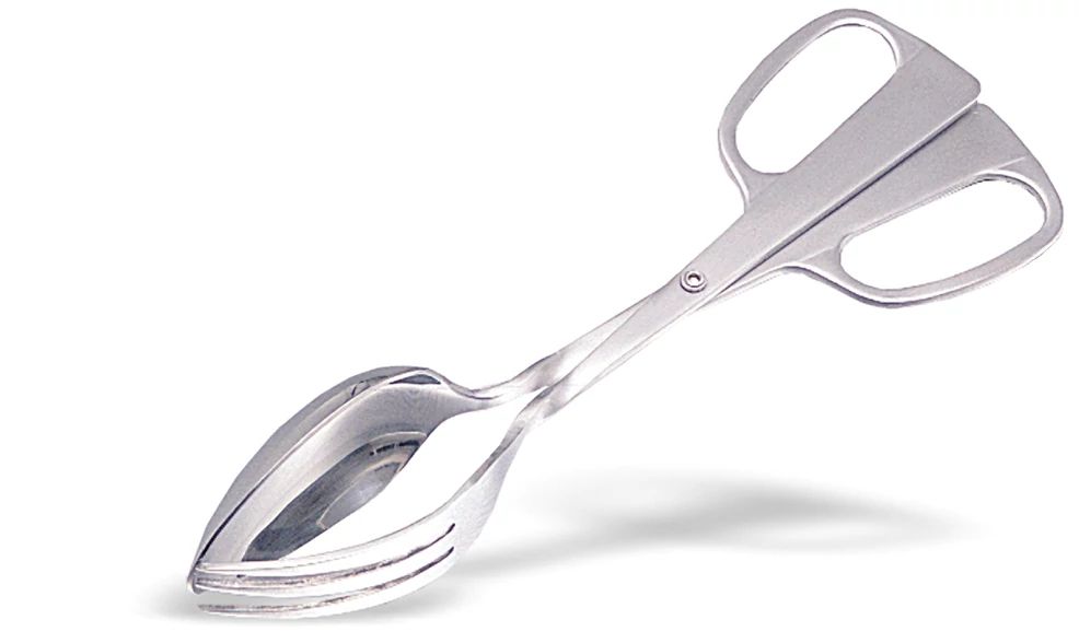Pinzas para ensalada de tijeras de acero inoxidable de 26 ½ centímetros