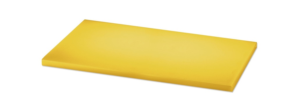 Tabla de corte GN 1/1 polietileno de alta densidad en amarillo