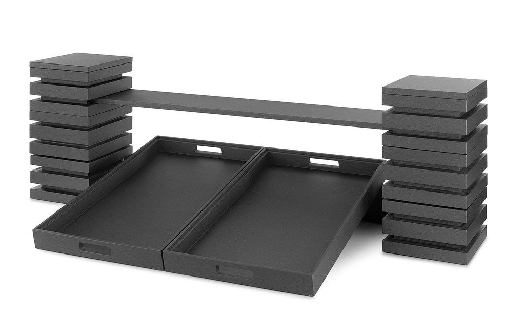 [P905340] Dos niveles para bandejas 60x40 cm Presentación Kit CUBIC