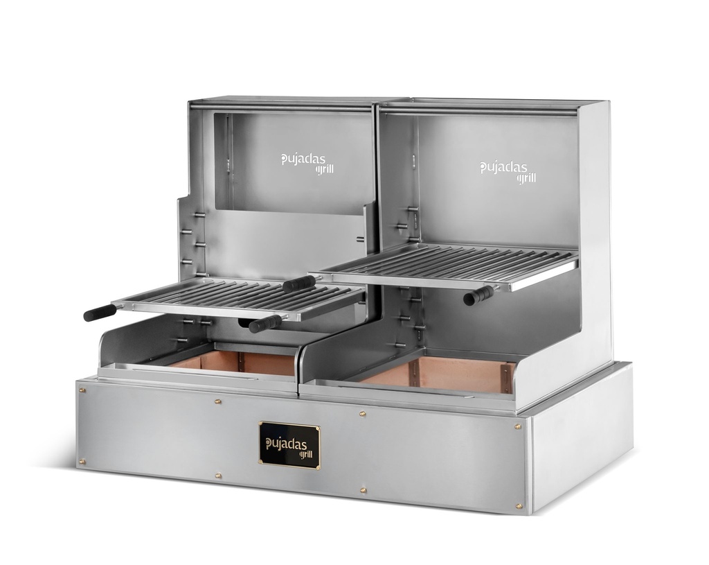 Brasa abierta lite de sobremesa Acero Inoxidable