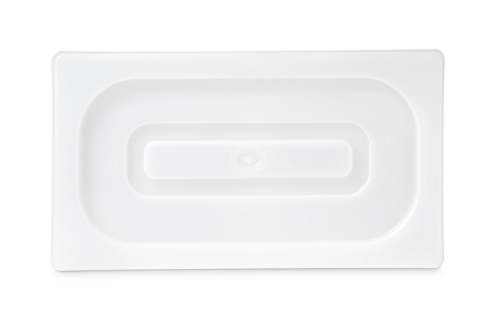 Tapa Gastronorm Polinorm de Polietileno 1/6 en blanco