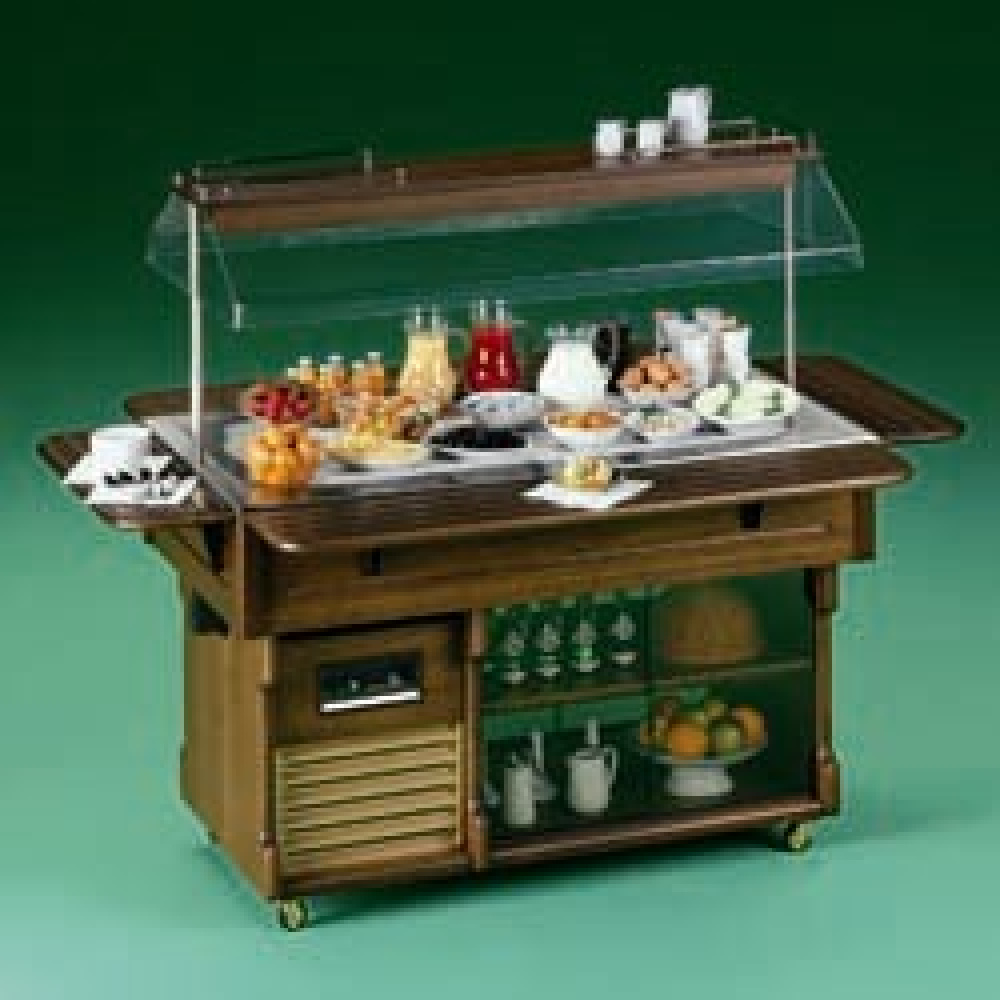 Buffet con top refrigerado 4 GN 1/1