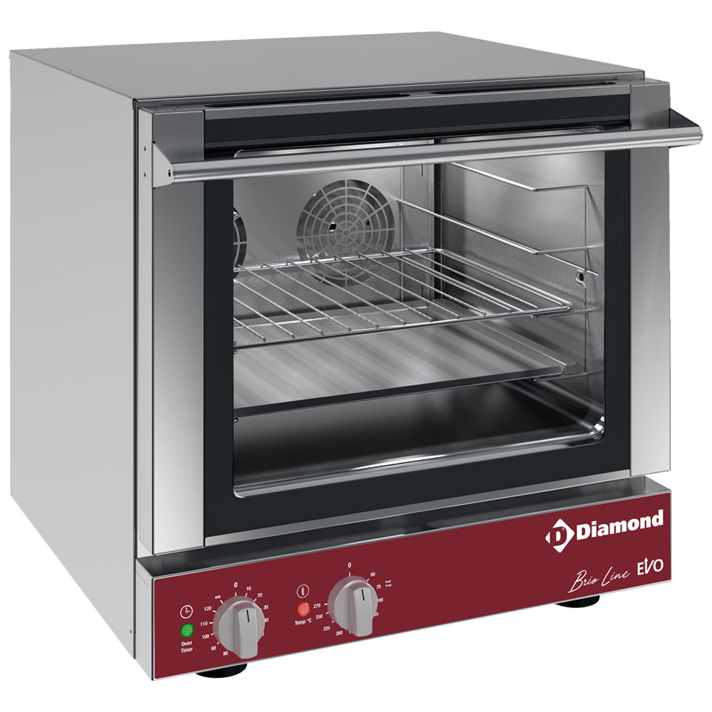 Horno a convexión eléctrico, 4x 460x340 mm