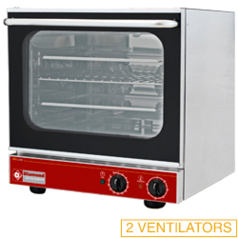 Horno a convexión eléctrico, 4x 433x333 mm