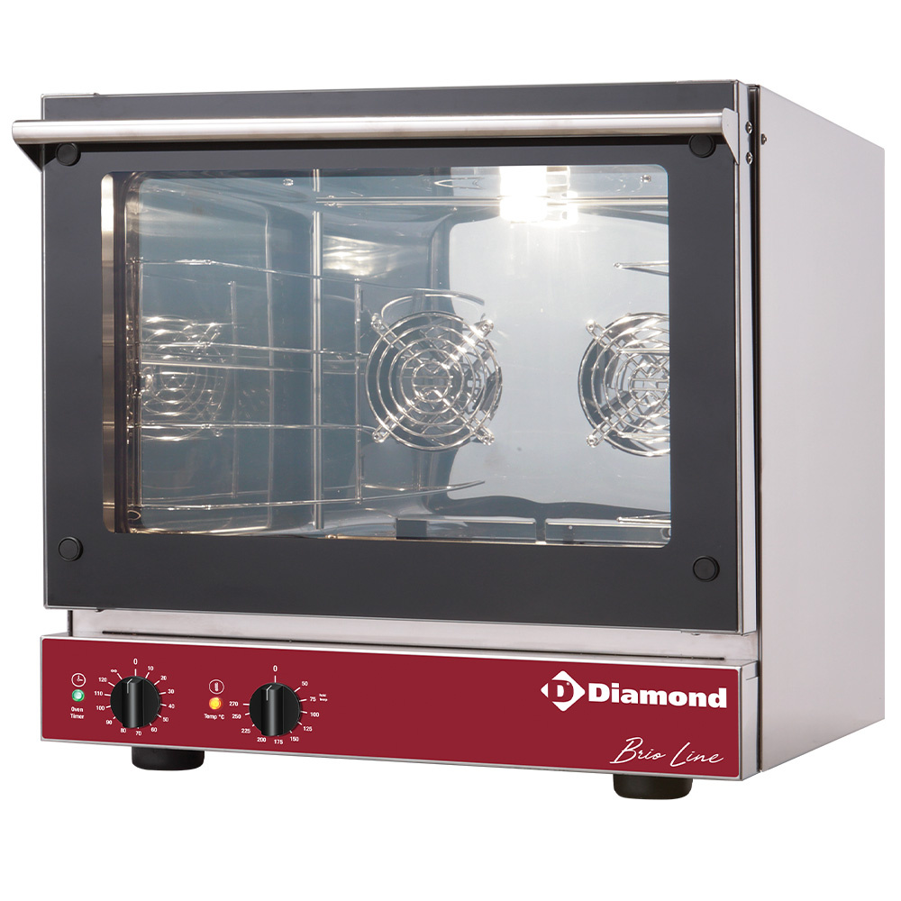 Horno a convexión eléctrico, 4x 460x340 mm