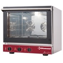 Horno de convexión eléctrico, 4x 460x340 mm + salamandra