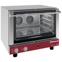 Horno de convexión eléctrico, 4x 600x400 mm + umidificador manual