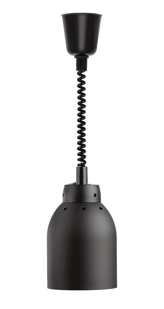 Lámpara mantenedora MINIMAL de negro mate extensible hasta 175 centímetros
