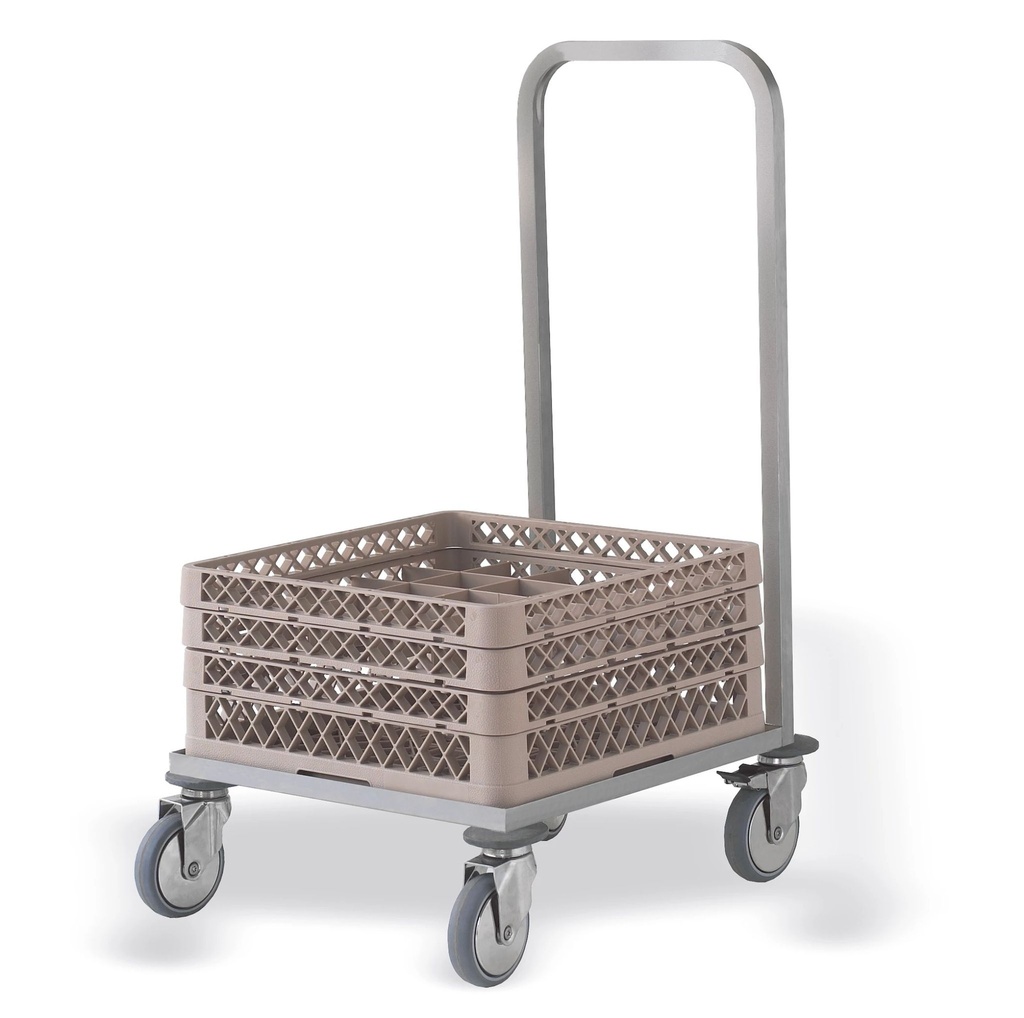 Carro inox para cestas con asa