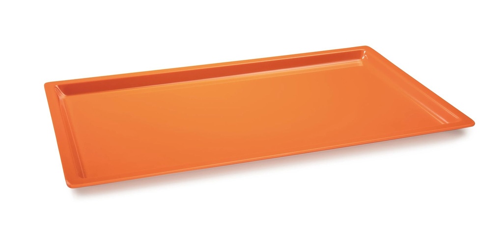 Cubeta GN de 1/1 de 20 milímetros de profundidad en color naranja
