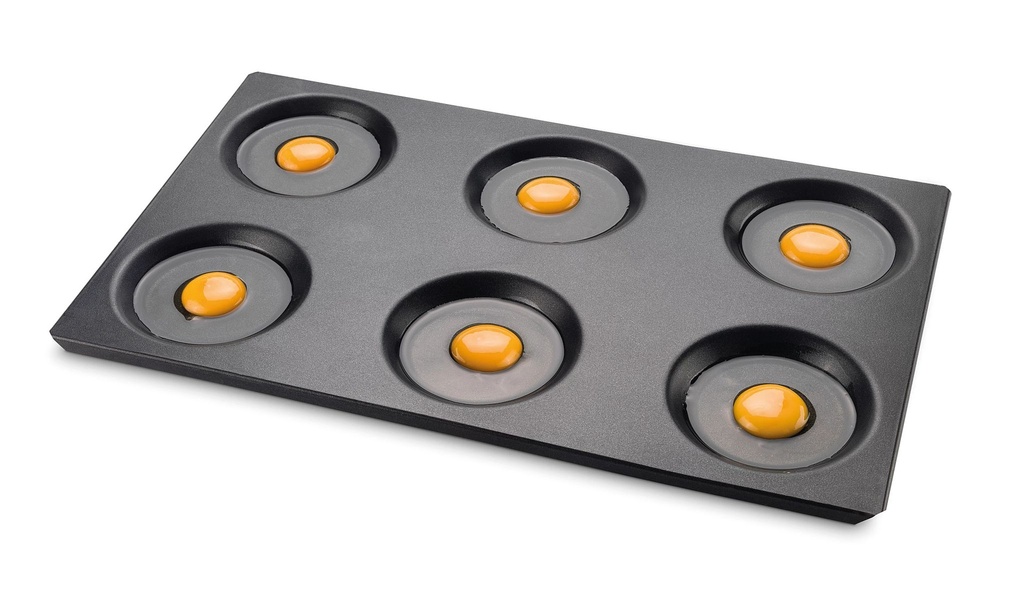 [P132560] Bandeja GN 1/1 con multiunidades de aluminio con recubrimiento antiadherente