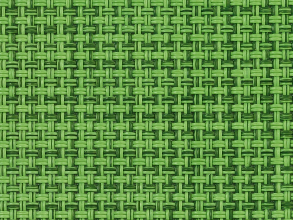 Mantel individual trama fina de PVC y poliéster de 45 x 30 cm en Verde