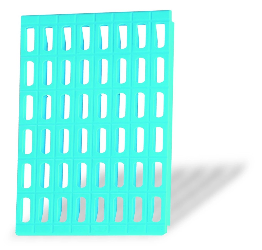 [P7628] Parrillas de polipropileno Azul de 435 x 555 mm