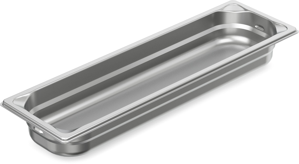 Cubeta Gastronorm GN PRO de acero inoxidable 18/10 de tamaño 2/4 y 40 mm de profundidad