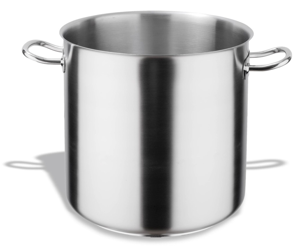Olla recta sin tapa Inox-Pro 45 centímetros listo para la inducción en acabado satinado